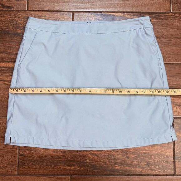 Womens NIKE GOLF Skort SIZE 8M DRI-FIT Tennis Skort Light Gray - Picture 5 of 7